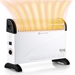 ※ Parameters：220~240V/50Hz, Size: 20.5” X 7.9” X 14.8” ※ 3 settings in heating output：(Setting 1: 750W, Setting 2: 1250W, Setting 3: 2000W. Note: Setting 3 means both switches are turned on) ※ Have two supporters , two wall-mounted holes on the back,...