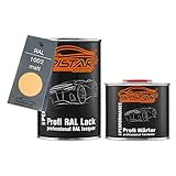 TRISTARcolor RAL 1002 Sandgelb matt 2K Autolack 1,5 Liter / 1500 ml Dose inkl. Härter