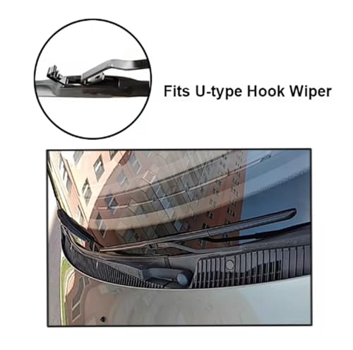 Limpiaparabrisas con cepillos de lluvia silenciosos de 24" y 16" para Mazda 6 MK2 2