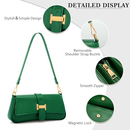Image of KKXIU Shoulder Bag for Women Small Hobo Handbag Mini Retro Clutch Purses