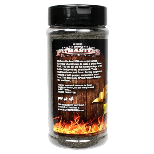 Butcher Bbq BUTCHER406 Texas Bark Salt Pepper Garlic Seasoning No Msg Gluten Free 11.9 Oz thumb #1