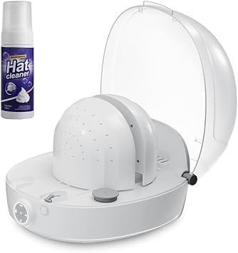 Hat Cleaner Machine with Steam, Cap Washer and Shaper for Baseball Caps, Trucker, Bucket and Newsboy Hats