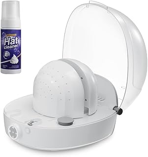 Cap Care Machine Steam Cleaning & Ironing, Drying for Bucket hat Baseball Hat Machine with Cleaner