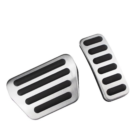 Funda Pedales Coche Funda Para Land Rover Para Range Rover Sport Para Discovery 5 Reposapiés Coche Cubierta Pedales Freno Gas Acc Acero Inoxidable Pedal del acelerador del coche(AT 2 pc)