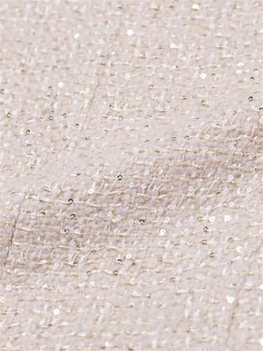 Mnjyihy Women V-Neck Slim Short Tweed Jackets Single Breasted Long Sleeves Wool Blends Work Coat Outwear4