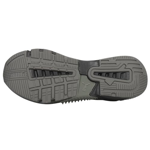 PUMA Puma Women's Provoke XT Mid Cross Trainer, Black-Metallic Silver-Castlerock, 6.5