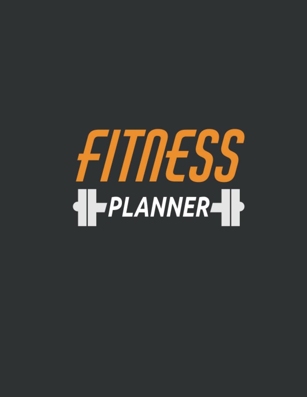 Fitness Planner: Track your workout with black background I A4 Size Workout Journal/Planner to Track Weight Loss I Fitness Journal & Logbook Planner
