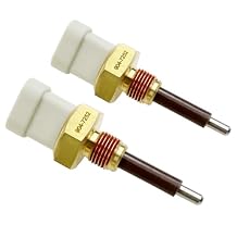 2PCS Two Pin Low Coolant Level Sensor 904-7252 Compatible with Detroit 60 Engine of Freightliner,Kenworth,Peterbilt and Cummins Series Turcks