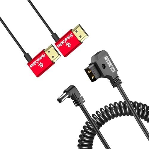 Câble HDMI 8K 2.1 haute vitesse 48 Gbps et cordon D-Tap DC 12V robuste