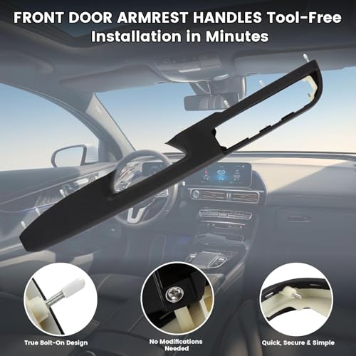 LH Black Door Armrest Fits 10-14 Silverado，Tahoe，Suburban，Sierra，Yukon by YZQPNB - Used condition - Image 5