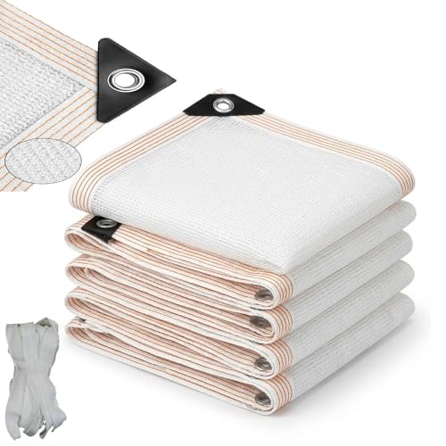 Tissu d'ombrage renforcé 90% avec œillets toile haute résistance durable - 2
