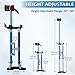 Hooomyai Drywall Stilts 24-40 inch Adjustable Height Aluminum Painting Tool Stilt with Knee Pads Protection Ideal for Painting, Finishing, and Cleaning – Blue