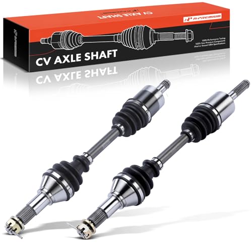 A-Premium Pair (2) Front CV Axle Shaft Assembly Compatible with Can-Am Outlander (Max) 500/650/1000/800R/1000R, Renegade 500/1000/800R/1000R, 2012-2017, 4x4 Models, Driver and Passenger Side
