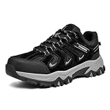 AONETIGER Wanderschuhe Herren Damen Leicht Trekkingschuhe Wasserdicht Walkingschuhe Outdoor Hiking Schuhe rutschfeste Bergschuhe (Schwarz,46EU)