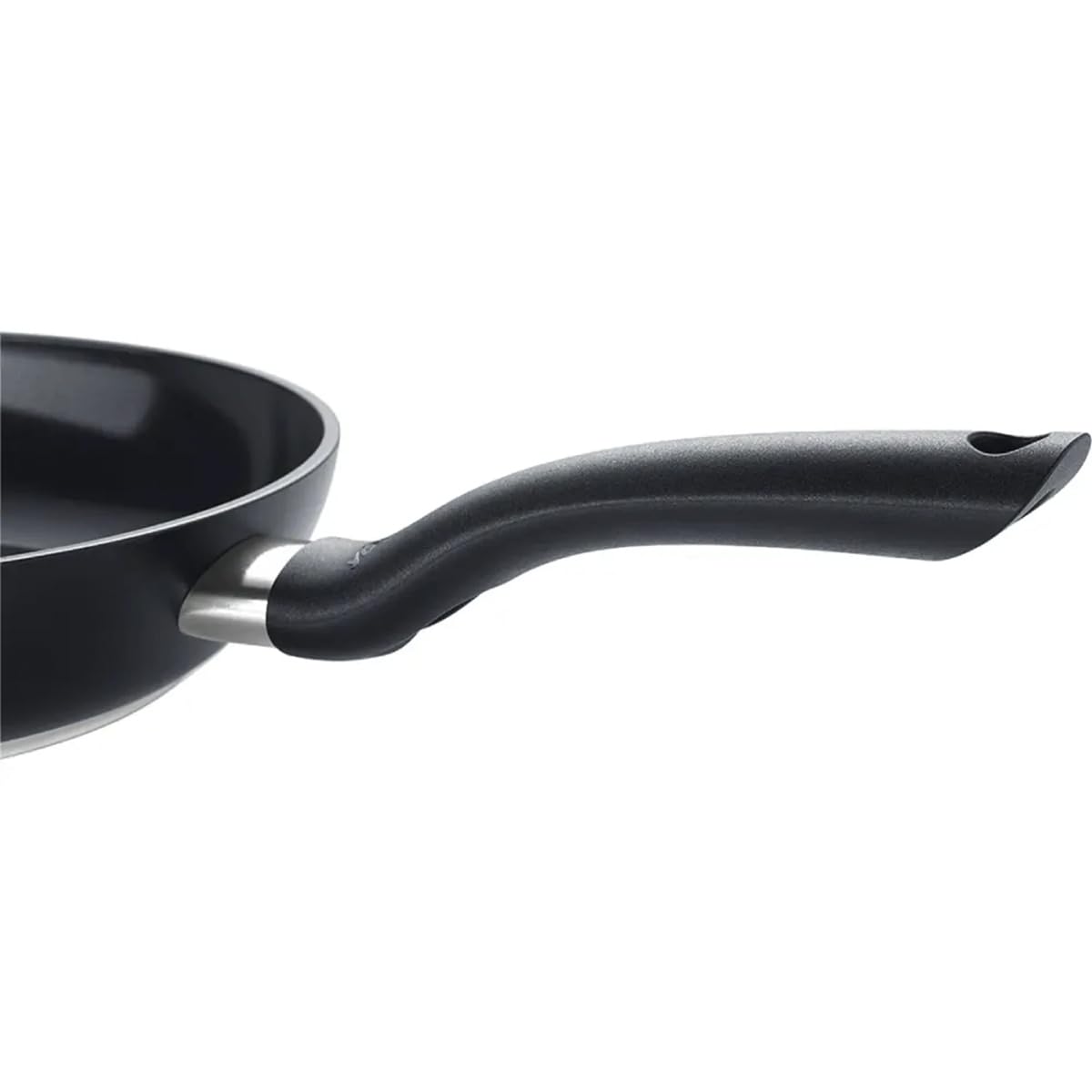 Fissler Essential Black/Padella rivestita in alluminio (26 cm) rivestita in ceramica, padella prodotta senza PFAS/PTFE, a induzione, made in Germany