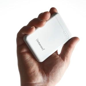 Intenso Powerbank XS5000 – 5.000 mAh – Kompakter externer Akku für Smartphone, Tablet & Kamera, USB-C, USB-A, microUSB, Schnelles Laden, Schwarz