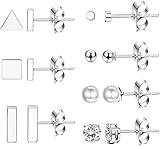 ✨ 【ELECCIÓN DE REGALO PERFECTA】 El juego de aretes se empaqueta en una hermosa bolsa de regalo de terciopelo. Cuando llegue el cumpleaños, la graduación, el aniversario, el día de Acción de Gracias, la Navidad, el día de la madre, el día de San Valentín y otros días importantes, puede enviar estos aretes hiperalérgicos para sus seres queridos. También sería una buena idea compartirlos con su familia y amigos.