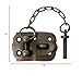 Small Trunk or Chest Hasp with Chain Pin by Nesha