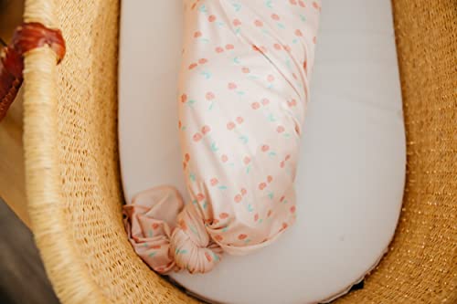 Image of Copper Pearl Swaddle Blankets for Newborns | Soft Stretchy Receiving Blankets for Boys and Girls | Large 46 x 46 Inch Baby Blankets | Lightweight and Breathable Swaddles | Cheery