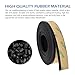 DACIRTY 13.12FT Car Window Glass Seal Strip, Soundproof Noise Reducing Stretch Resistant Car Window Leakage Rubber Rain Strip, DIY Modification Self-adhesive Accessory for Most Cars (Black)