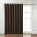 Best Home Fashion Wide Width Thermal Insulated Blackout Curtain - Antique Bronze Grommet Top - Chocolate - 100"W x 84"L - (1 Panel)