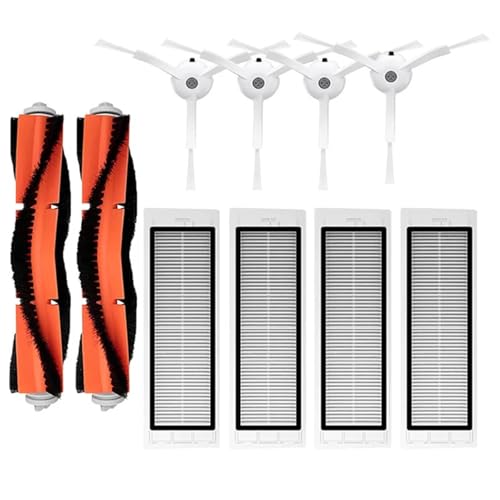 Xiaomi Roborock S5 S6 �V���[�Y HEPA �t�B���^�[ ���b�v �N���X �u���V �Z�b�g�ɑΉ�(Gold)