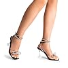 DREAM PAIRS Stiletto Bow Heels for Women Strappy S... #4