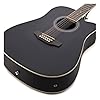 12 String Electro Acoustic Guitar Kit by Gear4music Black with Gigbag #3