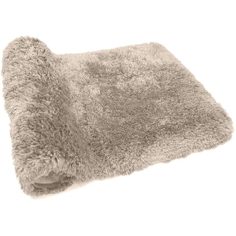 FIFU Non-Slip Microfiber Bath Rug Cover