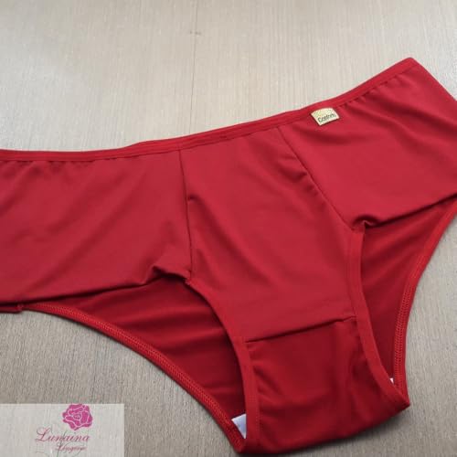 Kit 05 Calçolas Conforto Calcinhas cintura alta lateral dupla redutora calcinha Cós Alto Modelagem g