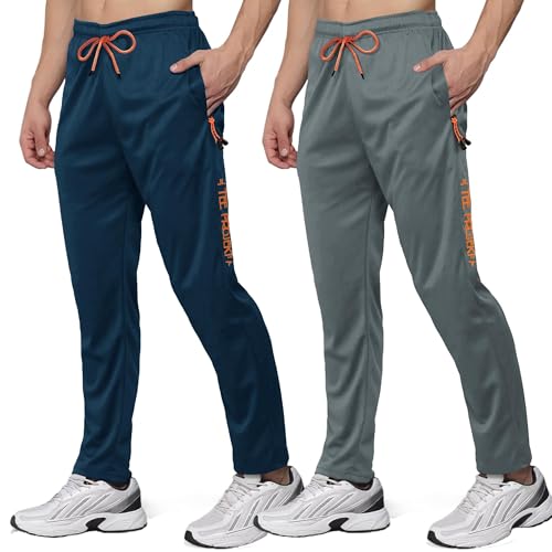 Image of Pinkmint Combo Track Pant for Men Soild with Pocket Active Wear ll Gym Wear (Pack of 2)