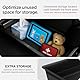 Spigen Tesla Model Y 2022-2021 Unter Sitz Aufbewahrungsbox Organizer, Verstecktes Fach für Model Y Zubehör - Carbon Edition