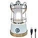 Skandika LED-Lampe Kiruna | Retro Outdoor Campinglampe mit Powerbank, stufenlos dimmbar, kabellos, Akku, aufladbar, USB, warm- und kaltweiß, 75h Leuchtzeit (Kiruna weiß)