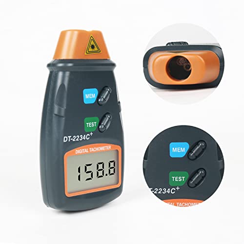 Tachometer Rpm Tester Digital Tachometer Rpm Gauge Small Engine Tachometer Car Diesel Handheld Laser Wireless Tachometer Tool,Photo Laser Tachometer Handheld Lcd Tester Speed Gun Mph #TOP1