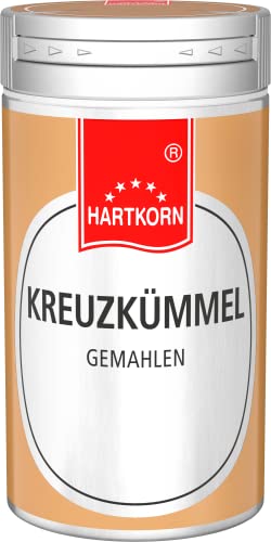 Kreuzkümmel Cumin, gemahlen - 30 g im Aluminium Gewürzstreuer von Hartkorn - wiederverschließbar und wiederbefüllbar Cover