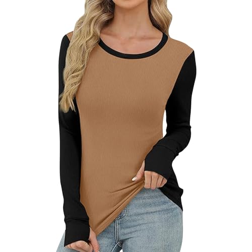 T-shirt manches longues à passe-pouce stretch et isolant pour l'hiver