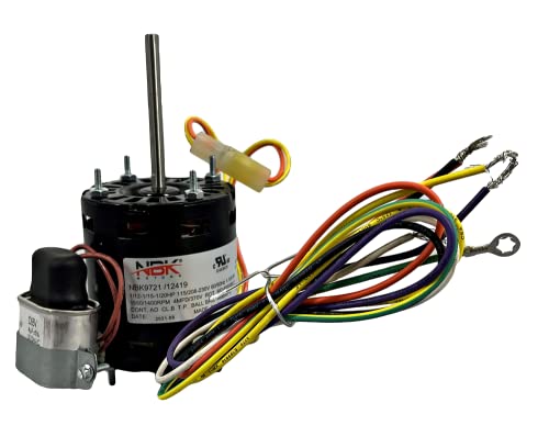 Fasco D1127, 9721 Refrigeration Fan Motor Compatible with Heatcraft 5008S 5008T Bohn 25309101 Century 9650 AO Smith 9656 115/230v 1/12 HP 1550 RPM - 2 Year Warranty