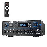 LZSIG Peak Power 110Wx2 Channel Stereo Amplifier 5.0 Home Audio Receiver Sound Audio System,Karaoke...