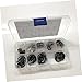 GLEAVI Carbon Steel Assortment Black Circlip Automotive Industrial and Hobby Use Included