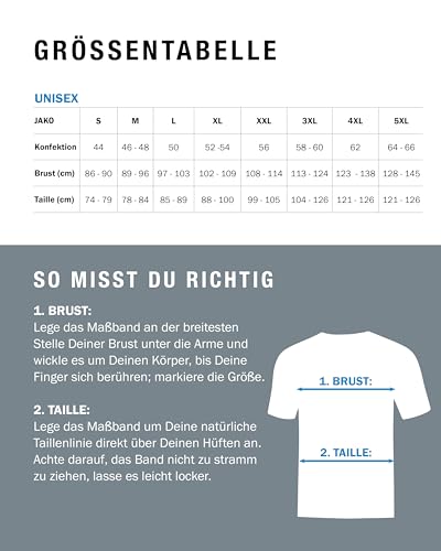 JAKO Herren Longsleeve Comfort 2.0, Weiß, L