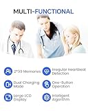 sinocare Blood Pressure Monitor, Two-User Model, One-Button Operation Upper Arm Blood Pressure Monitor, Irregular Heartbeat Detection, Large Cuff - Image 2