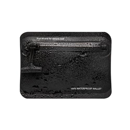 KOSMCCO Waterproof Wallet Pouch – Heavy Duty Airtight Submersible Wallet with Pull-Assist Loop for Beach, Swimming & Travel – Fits Cards, Cash & Keys