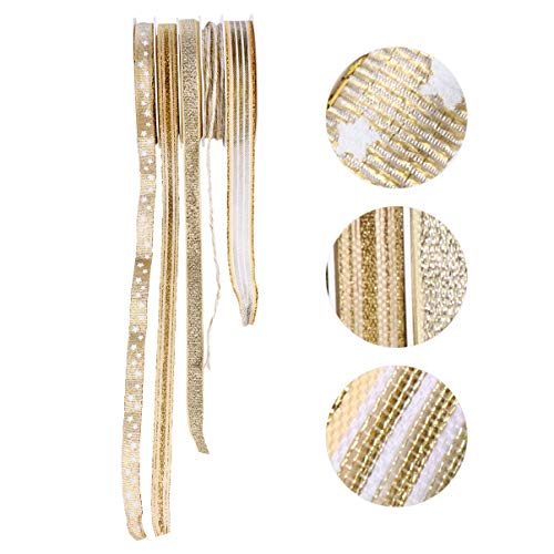 ARTIBETTER Natal Diy Ribbon Glitter Embrulho de Presente Flores Fita Fitas de Tecido de Cetim Embele