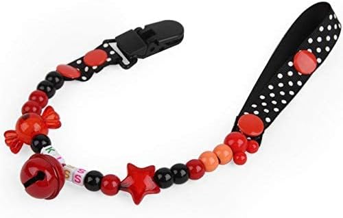 PBG- Handmade Personalized Baby Pacifier Clip Pacifier Chain Holder Dummy Clips speenkoord Kid Funny Clip Clothing Clips : 407