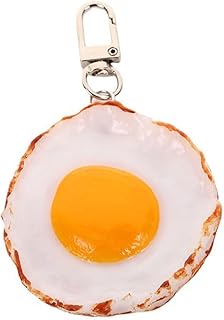 Men Women Creative Interesting Novelty Stylish Mini Simulated Food Orange Shrimp Keychain Key-ring Pendant