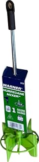 Warner 10330 1 Gallon Plastic Paint Mixer 9-1/2" Round Metal Shaft Fits 3/8" Drill - 6ct. Case