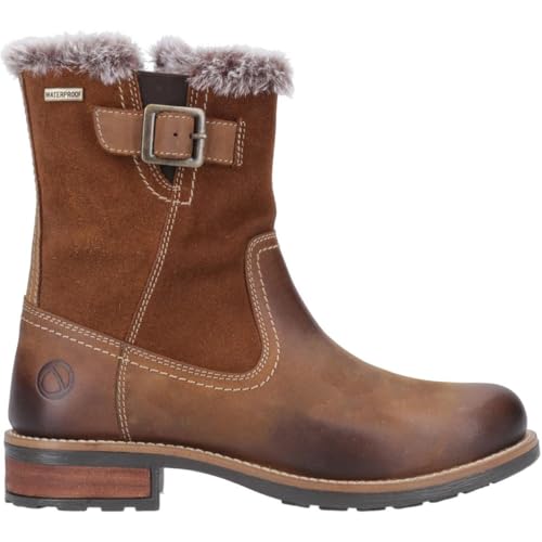 Bottes d'hiver Kemerton Cotswold en cuir pour femme