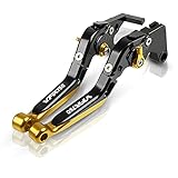 □ Conditon: 100% brandneu Xuefeng CNC-Motorrad-Kupplungsbremshebel ausziehbar einstellbar Faltbarer Hebel für Honda VFR750 VFR750F VFR750R 1986 1987 1988 1989-1998 HSHXF (Color : Dark Grey)