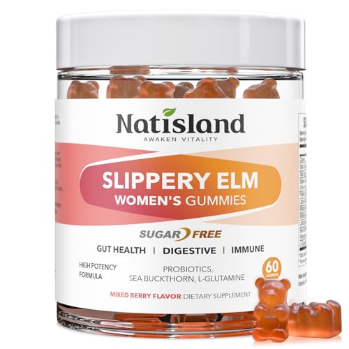 NATISLAND Slippery Elm Gummies