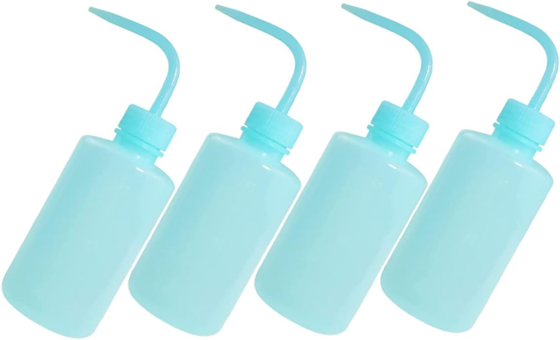 4Pcs Rinse Bottle Multipurpose Squirt Bottle for Eyelash Extensions Salad Jam Storage Water Dropper for Precise Dispensing Stable Design for Home Use